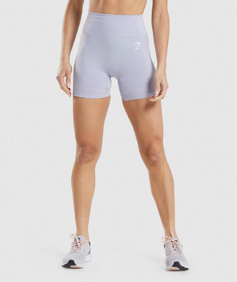 Szorty Damskie Gymshark Vital Seamless 2.0 Niebieskie | PL 2377MQZ